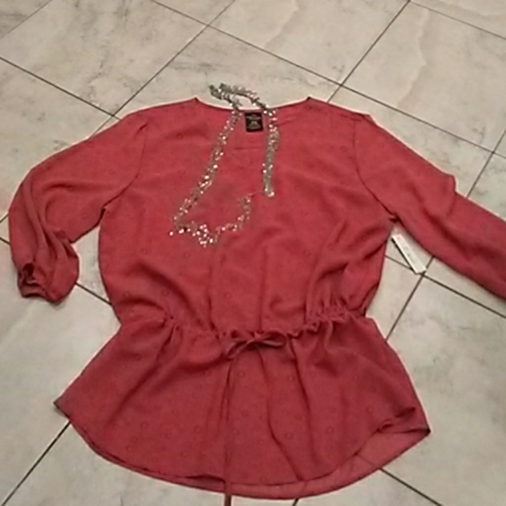 FADED GLORY Top fancy blouse